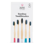 Spotlight Oral Care Bamboo Toothbrush Pack (Pack of 5)