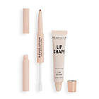 Makeup Revolution Beauty Lip Shape Kit Brown Nude