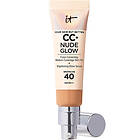 it Cosmetics CC+ and Nude Glow Lightweight Foundation and Glow Serum with SPF40 32ml (Various Shades) Neutral Tan