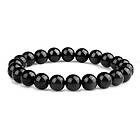 Kristallpunkten Armband Onyx Svart 8 mm, 1 st