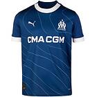 Puma Olympique De Marsella 23/24 Away Short Sleeve T-shirt Blå 13-14 Years