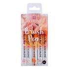 Panduro Hobby Brush Pen Set Beige Pink 5-pack