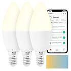 Cleverio Smart E14 LED-lampa 470 lm 3-pack