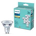 Philips LED-lampa GU10 355 lm 3-pack