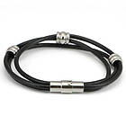 Läderarmband Joe svart