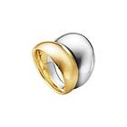 Georg Jensen Curve Ring Silver & Guld