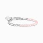 Thomas Sabo Armband Charmista Coin Med Rosenkvarts Beads