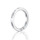 Efva Attling Thin & I Love You On Top Ring White Gold