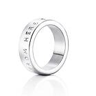 Efva Attling From Here To Eternity Stamped Ring White Gold