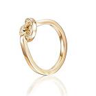 Efva Attling Love Knot & Stars Ring Gold