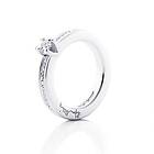 Efva Attling Heart To Ring 0,19 ct White Gold