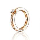 Efva Attling Heart To Ring 0,19 ct Gold