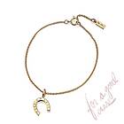 Efva Attling Take No Shit Bracelet Gold