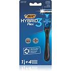 BIC FLEX3 Hybrid Rakapparat reservblad 4 st 1 st. male