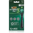 BIC FLEX3 Hybrid Sensitive Rakapparat reservblad 4 st 1 st. male