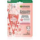 Garnier Skin Naturals sheetmask för ansiktet – engångs med probiotika 22g female