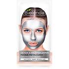 Bielenda Metallic Masks Silver Detox Rengörande avgiftningsmask för fet och blan