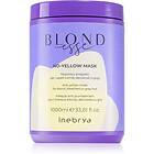 Inebrya BLONDesse No-Yellow Mask Hårmask för neutralisering av gula toner 1000ml