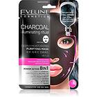 Eveline Cosmetics Charcoal Illuminating Ritual Superåterfuktande rengörande arkmask female