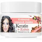 Bione Cosmetics Keratin + Kofein cream mask for hair 260ml