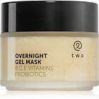 Two Cosmetics Overnight Gel Mask Fuktgivande och närande mask med probiotika 100ml female