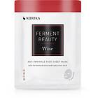 KORIKA FermentBeauty Anti-wrinkle Face Sheet Mask with Fermented Wine and Hyaluronic Acid Anti-Wrinkle Hyaluro 20g