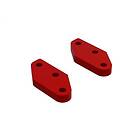 Arrma Aluminum Steering Plate A (Red) (2)