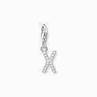 Thomas Sabo Bokstav X med Vita Stenar Berlock