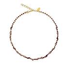 Caroline Svedbom Antonia Necklace Gold Violet Combo