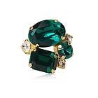 Caroline Svedbom Mini Carolina Ring Gold Emerald