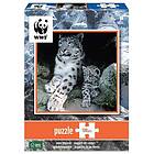 Snöleopard Puslespill 100 brikker WWF
