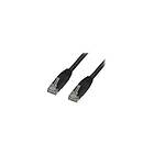 X-Shield patchkabel 1,5 m sort