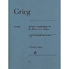 Edvard Grieg: Grieg, Edvard Violinsonate c-moll op. 45