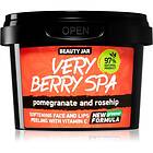 Beauty Jar Very Berry Spa Mjukgörande sockerskrubb för ansikte 120g unisex