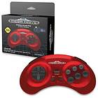 Retro-Bit SegaMegaDrive 8Button 2.8GHz Wireless Controlr CrimsonRedwithReceivers