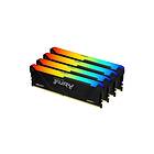 Kingston FURY Beast RGB DDR4 3600MHz 4x16GB (KF436C18BB2AK4/64)