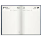 Burde Kalender 2024 1-årsdagbok blått konstläder