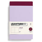 Leuchtturm Jottbook Leuchttrum 1917 A5 2-pack blank lila/röd
