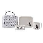 Design Letters barnservis set A