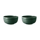 Seltmann Weiden Terra skål Ø17.7 cm 2-pack Moss Green