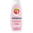 Schwarzkopf Schauma Nourish & Shine Stärkande schampo för skadat hår Med doft av jordgubbar 400ml female