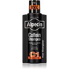 Alpecin Coffein Shampoo C1 Black Edition Koffeinschampo för män Stimulering hårtillväxt 375ml male