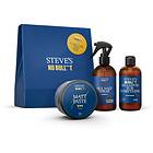 Steve's No Bull***t Hair Care Trio Box Presentförpackning (för hår) för män 1 st. male