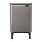 Brabantia Bo avfallshink hög 12l Platinum