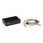 Black Box Dt Kvm Switch (incl. Cables) Dvi-d Usb 2-port