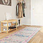vidaXL Teppe tvättbar flerfärgad 80x300 cm halkfri 136598
