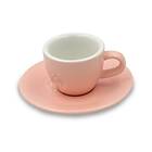 Matt Club House Tulipano Espresso med Underkopp Rosa 7 cl 1 St