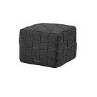 Cane-Line Cube fodskammel Dark grey 50 x 50 cm
