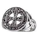 Etnox Keltiskt kors silver ring