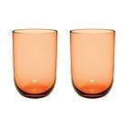 Villeroy & Boch Like longdrinkglas 38.5 cl 2-pack Apricot